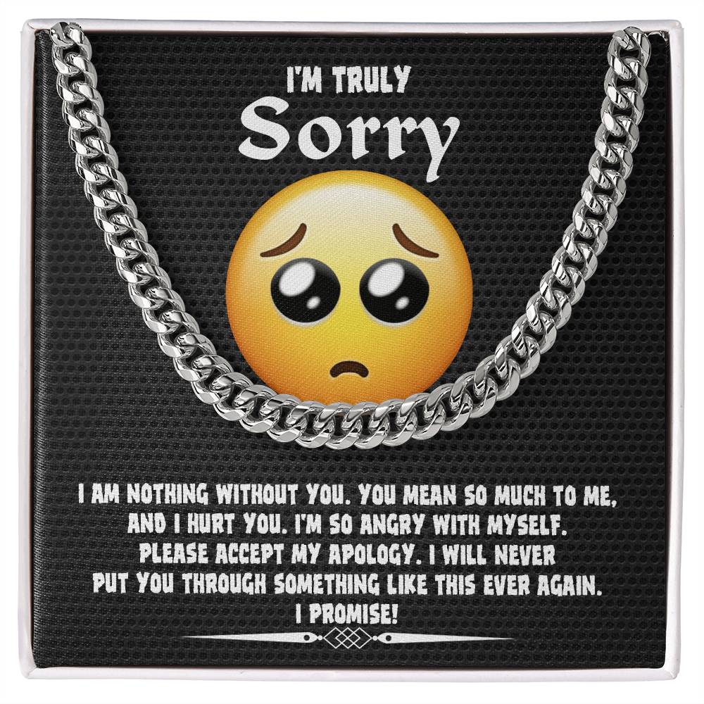 Forgive Me - Cuban Link Chain - Real Rad Boutique