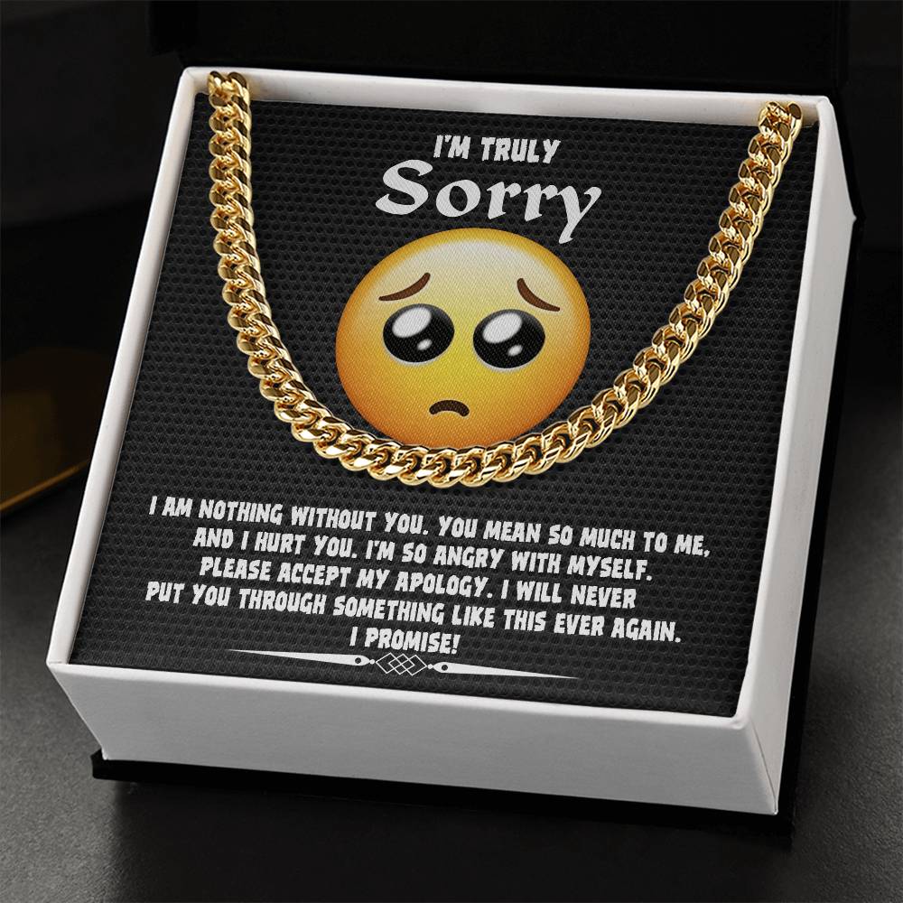 Forgive Me - Cuban Link Chain - Real Rad Boutique