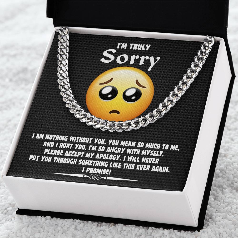 Forgive Me - Cuban Link Chain - Real Rad Boutique