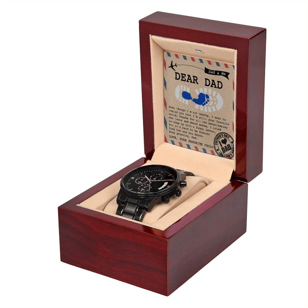 From Your Favorite Child - Black Chronograph Watch - Real Rad Boutique