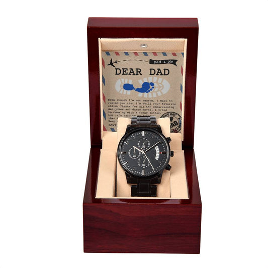 From Your Favorite Child - Black Chronograph Watch - Real Rad Boutique