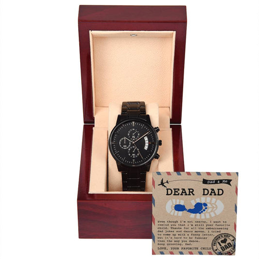 From Your Favorite Child - Black Chronograph Watch - Real Rad Boutique