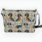 Funky Floral - Dachshund Vegan Leather Crossbody Purse - Real Rad Boutique