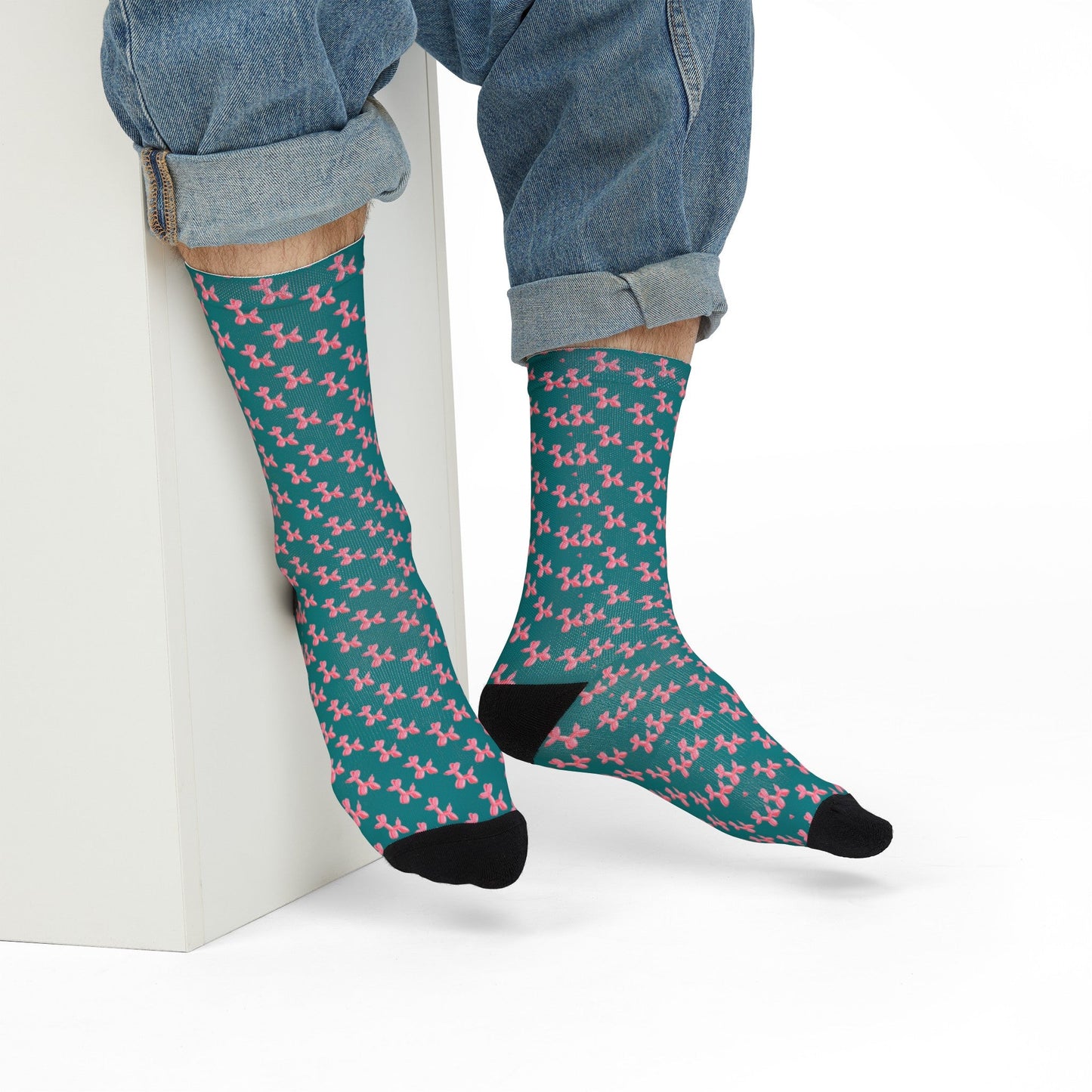 Get Playful with Balloons - Crew Socks - Real Rad Boutique