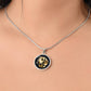 Golden Dachshund Wonder - Circle Pendant - Real Rad Boutique