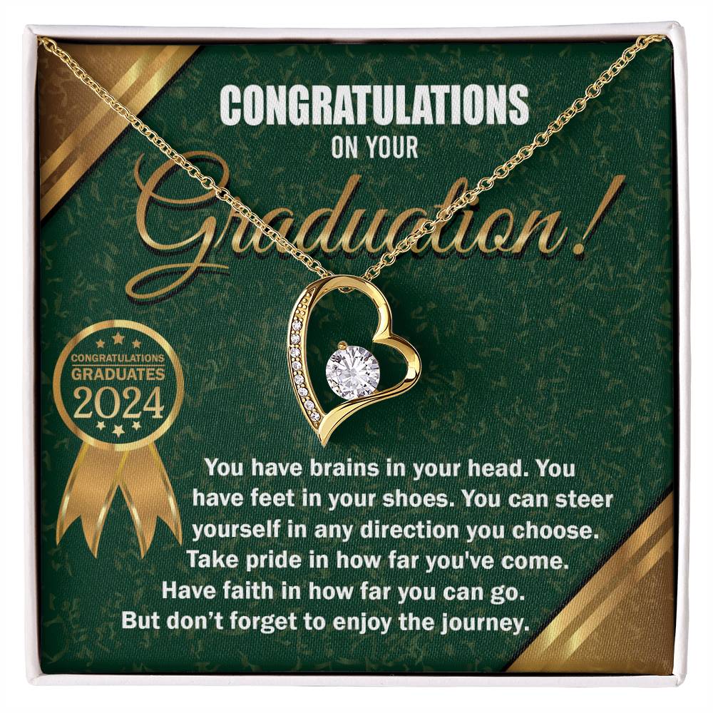 Graduation, Journey of Possibilities - Forever Love Necklace - Real Rad Boutique