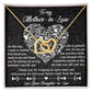 Grateful Daughter-in-Law - Interlocking Hearts Necklace - Real Rad Boutique