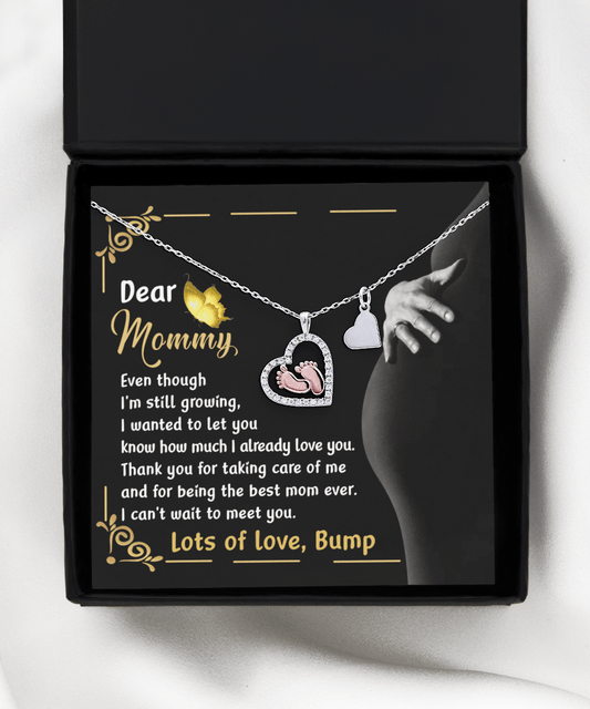 Growing Love - Baby Feet Necklace - Real Rad Boutique