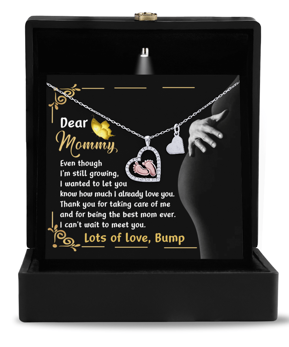 Growing Love - Baby Feet Necklace - Real Rad Boutique