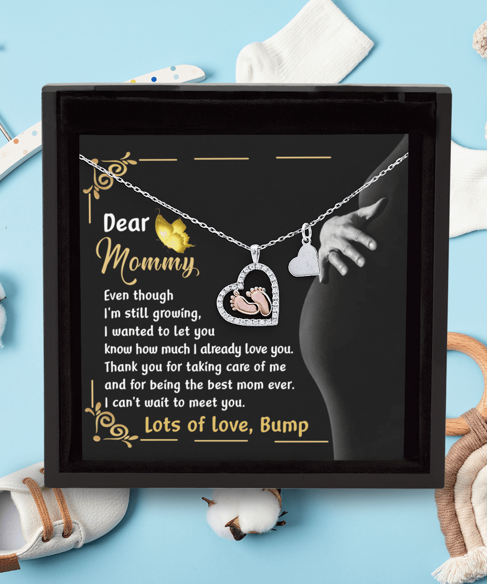 Growing Love - Baby Feet Necklace - Real Rad Boutique