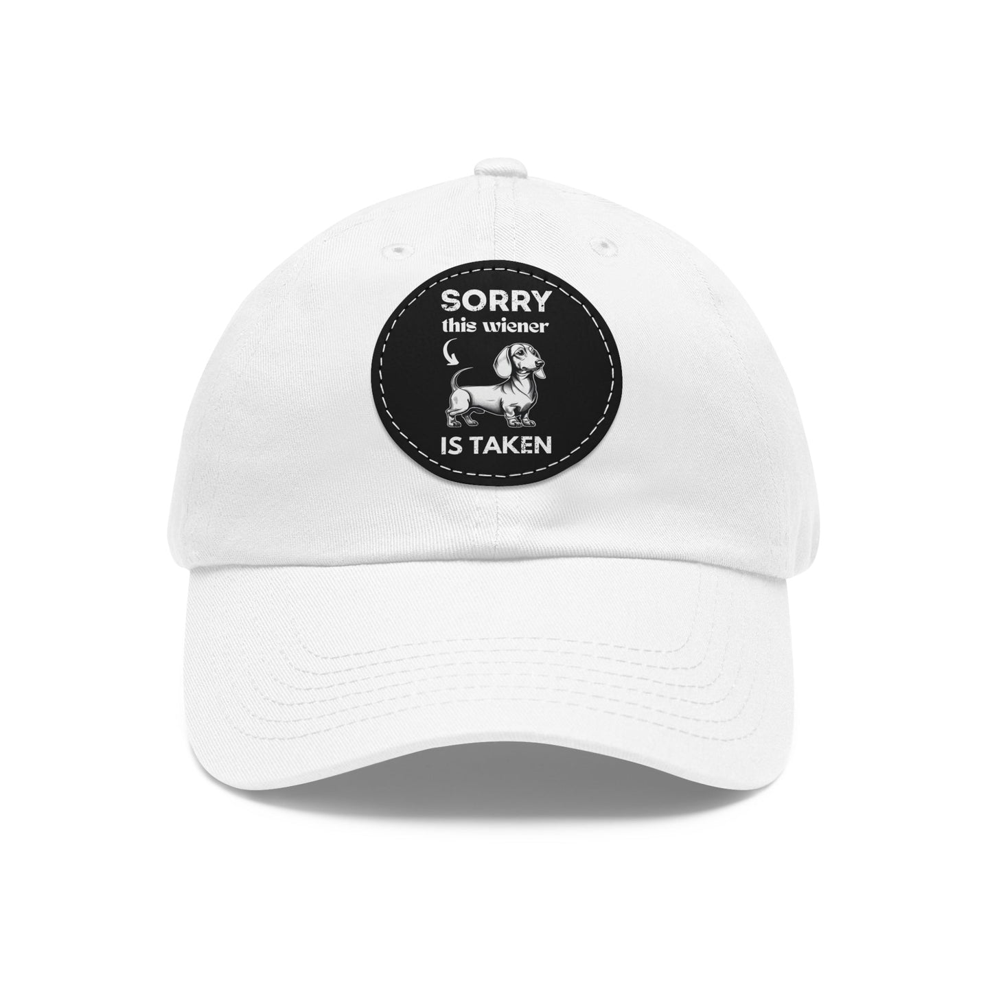 Hands Off! This Wiener is Taken - Cap with Leather Patch - Real Rad Boutique