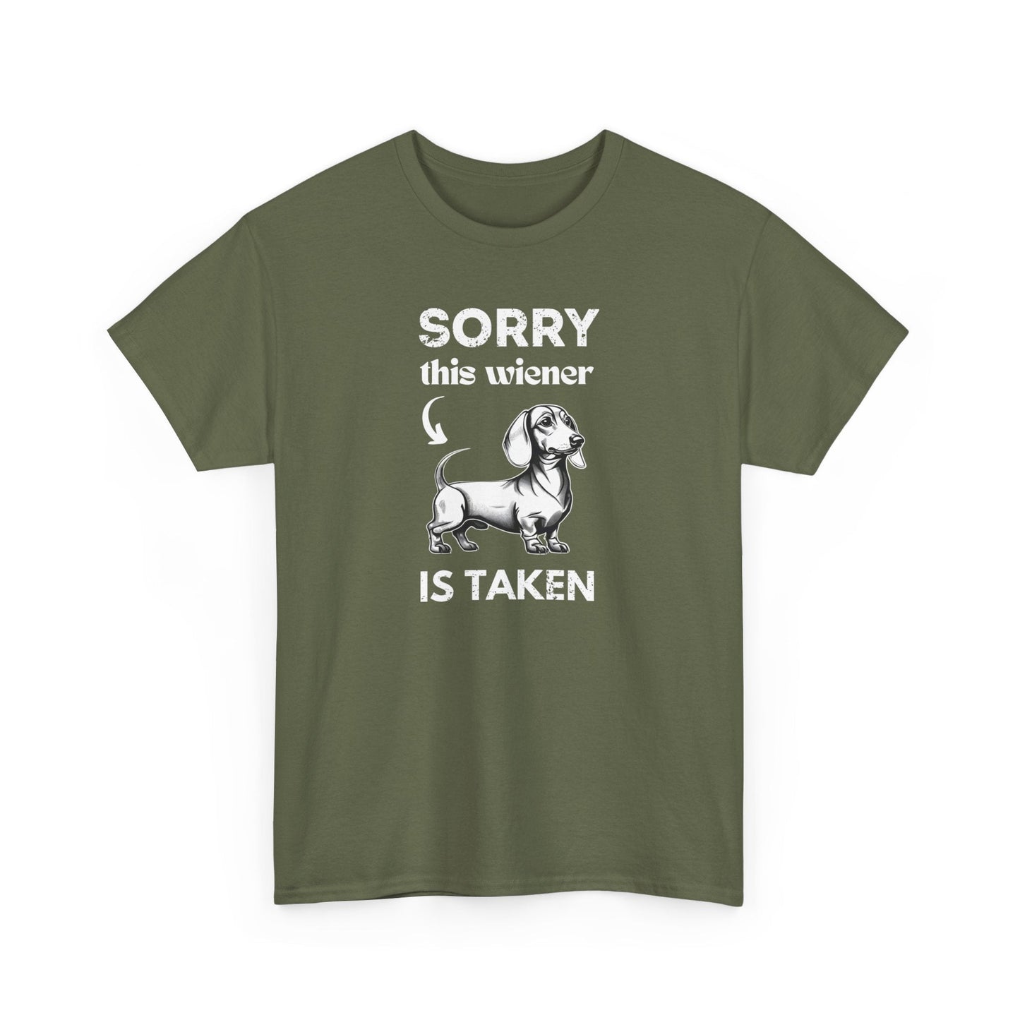 Hands Off! This Wiener is Taken - Cotton Tee - Real Rad Boutique