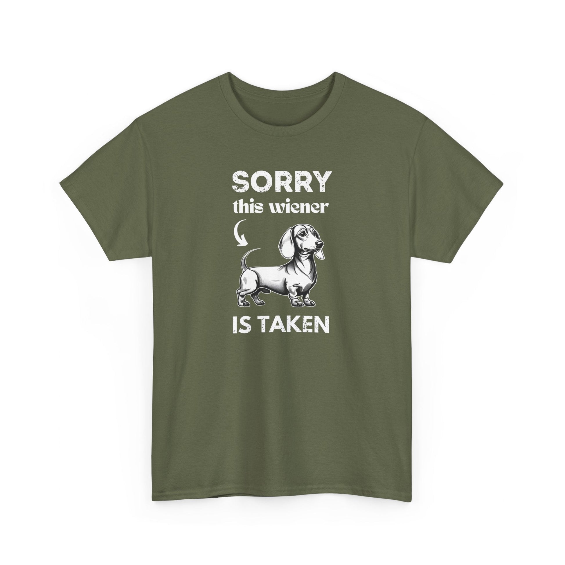 Hands Off! This Wiener is Taken - Cotton Tee - Real Rad Boutique