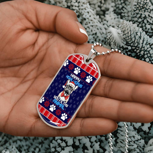 Happy Howl - idays You Filthy Animal Dog Tag - Real Rad Boutique