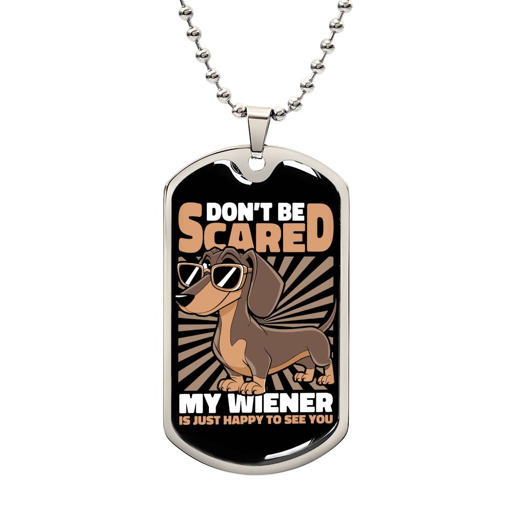 Happy Wiener - Dog Tag - Real Rad Boutique