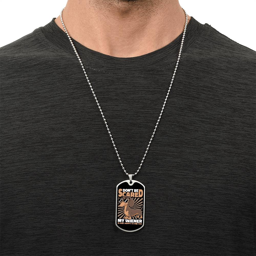 Happy Wiener - Dog Tag - Real Rad Boutique