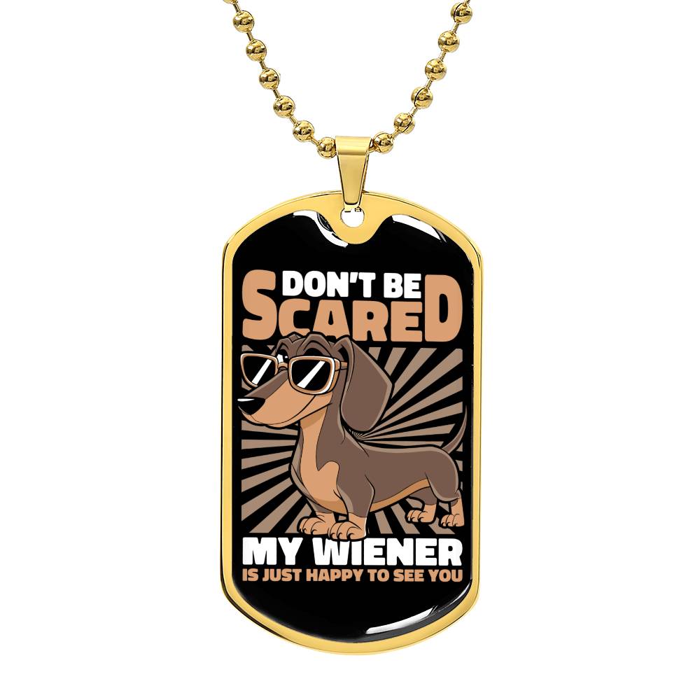 Happy Wiener - Dog Tag - Real Rad Boutique