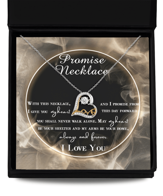 Heartfelt Promise - Love Dancing Necklace - Real Rad Boutique