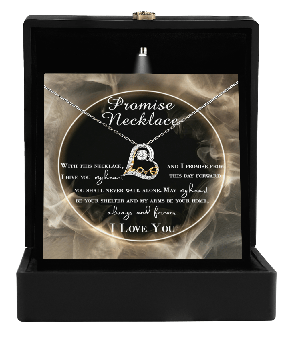 Heartfelt Promise - Love Dancing Necklace - Real Rad Boutique