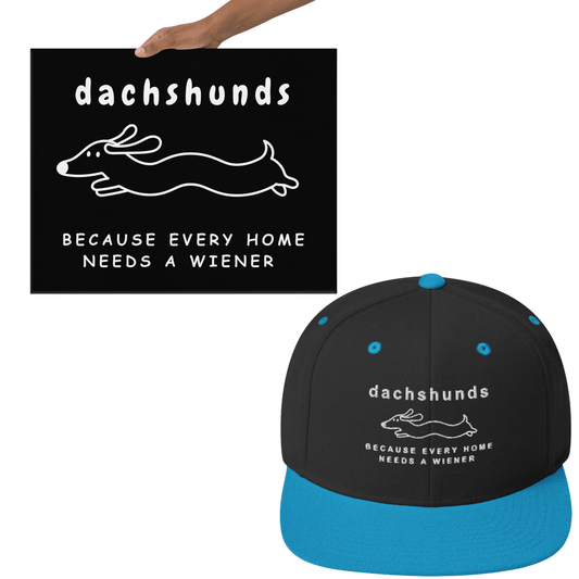 Home Is Where My Dachshund Is Canvas & Cap Bundle - Real Rad Boutique