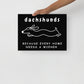 Home Is Where My Dachshund Is Canvas & Cap Bundle - Real Rad Boutique