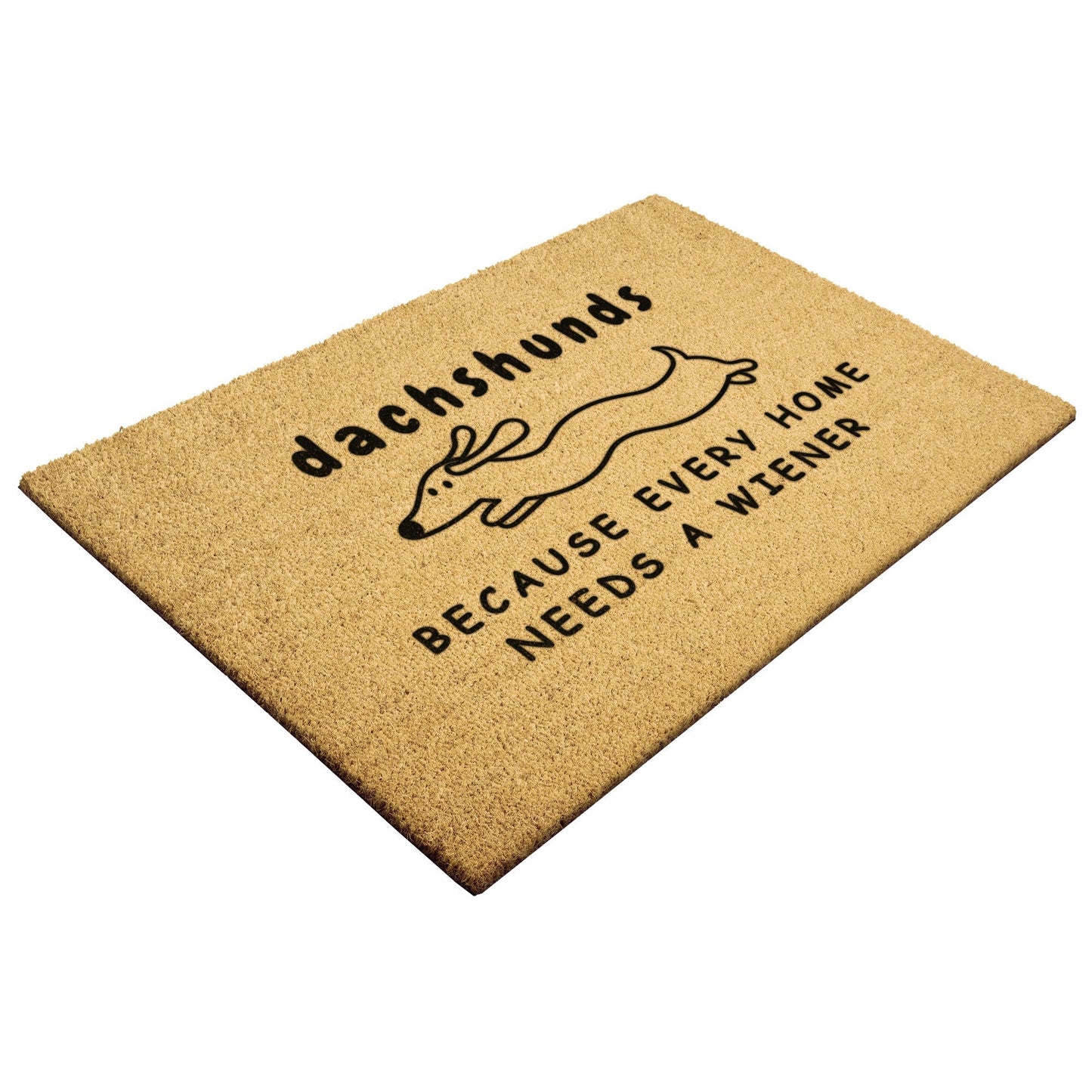 Home Is Where My Dachshund Is - Dachshund Outdoor Mat - Real Rad Boutique