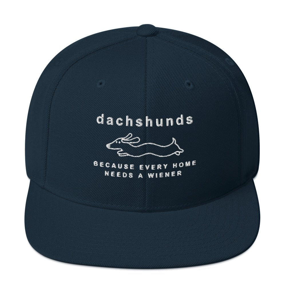 Home Is Where My Dachshund Is - Snapback Cap - Real Rad Boutique