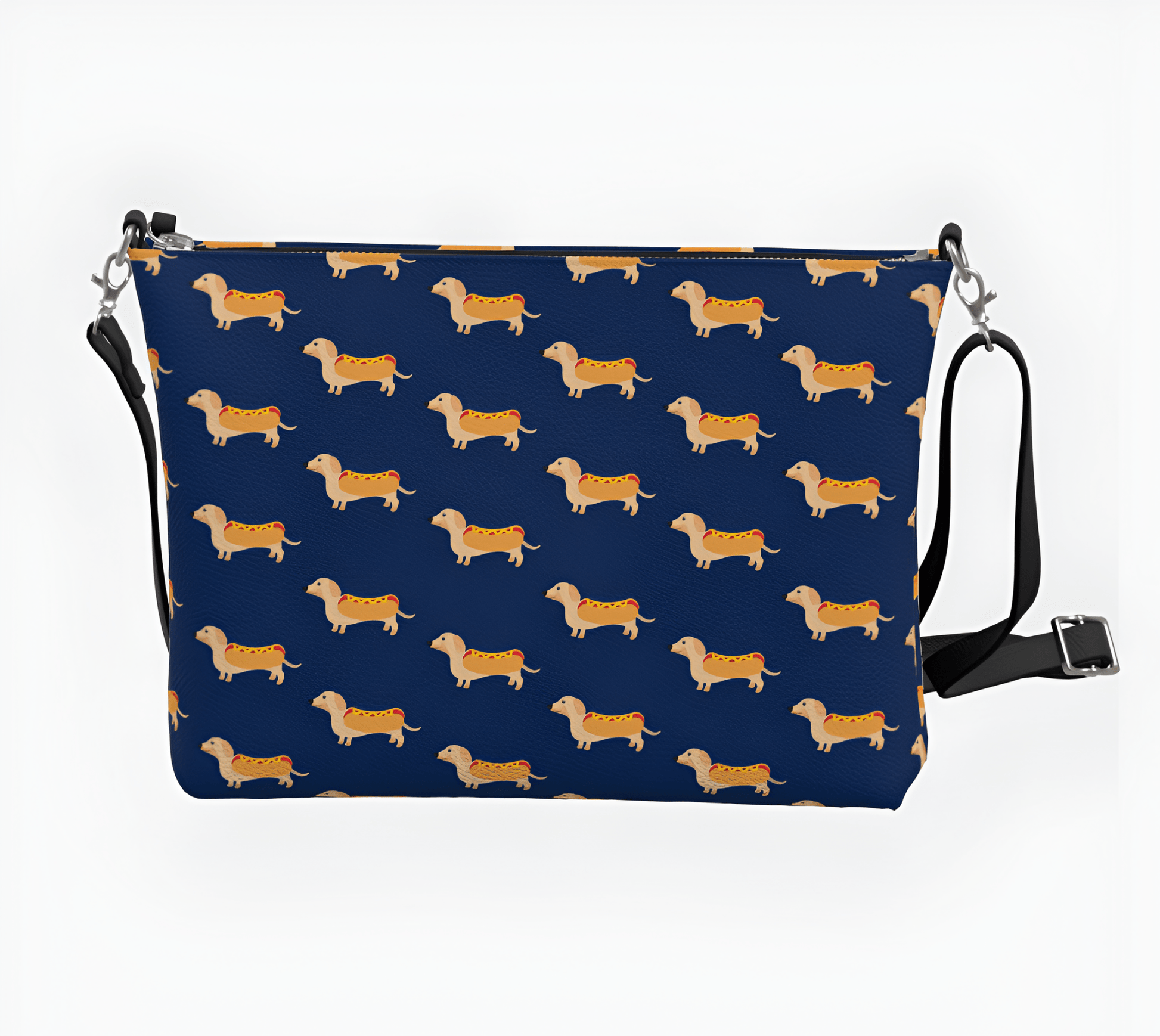 Hotdog - Vegan Leather Crossbody Purse - Real Rad Boutique