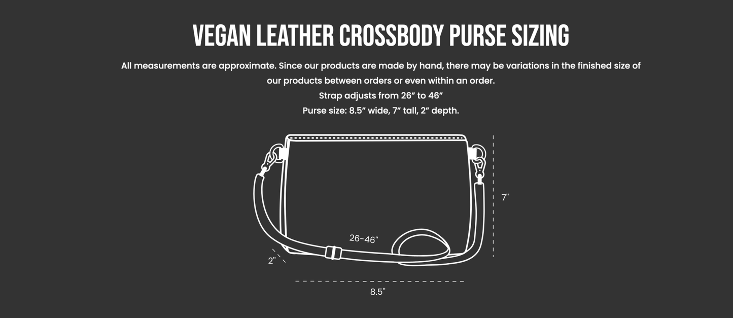 Hotdog - Vegan Leather Crossbody Purse - Real Rad Boutique