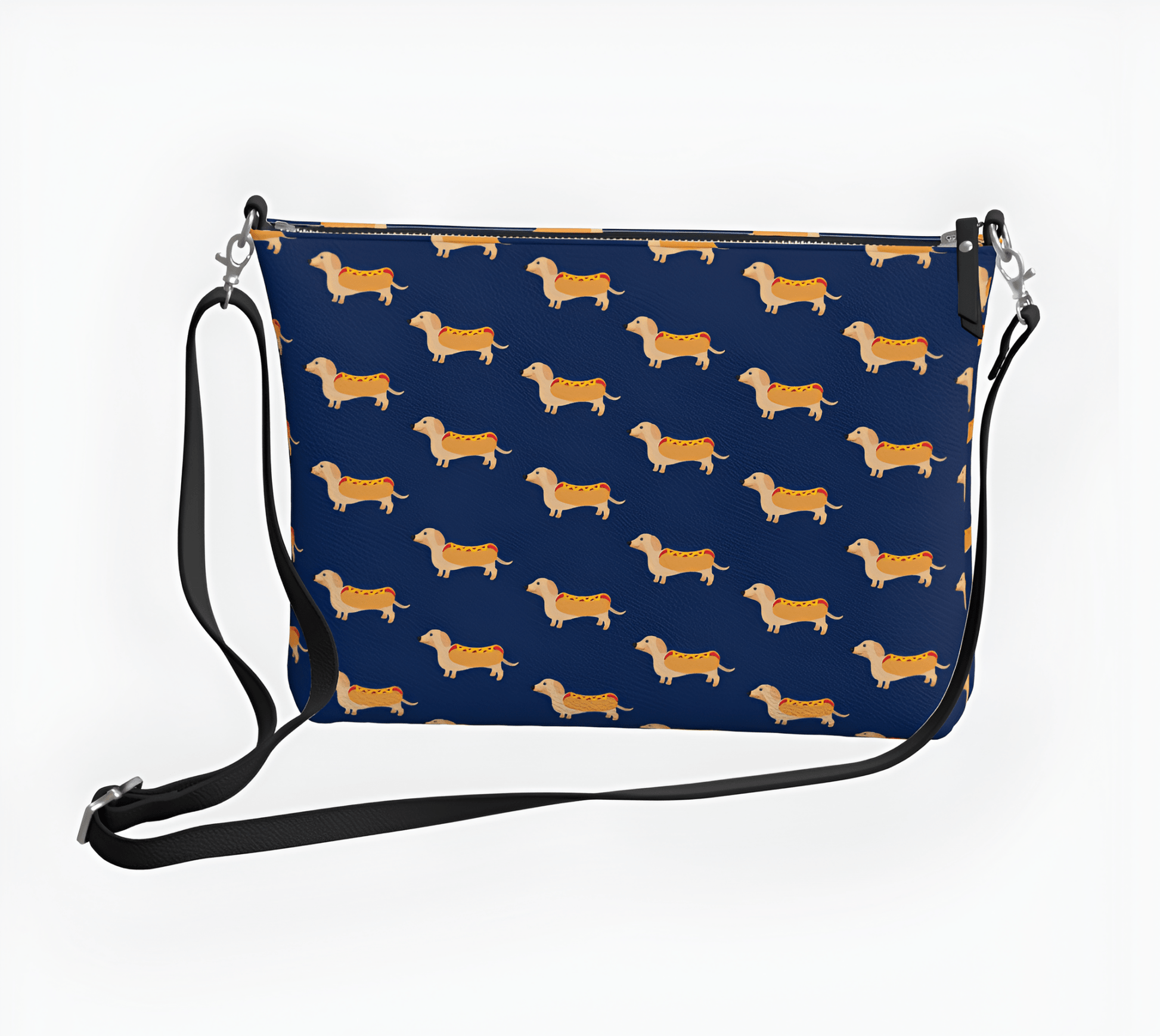 Hotdog - Vegan Leather Crossbody Purse - Real Rad Boutique