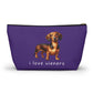 I Love Wieners - Accessory Pouch - Real Rad Boutique