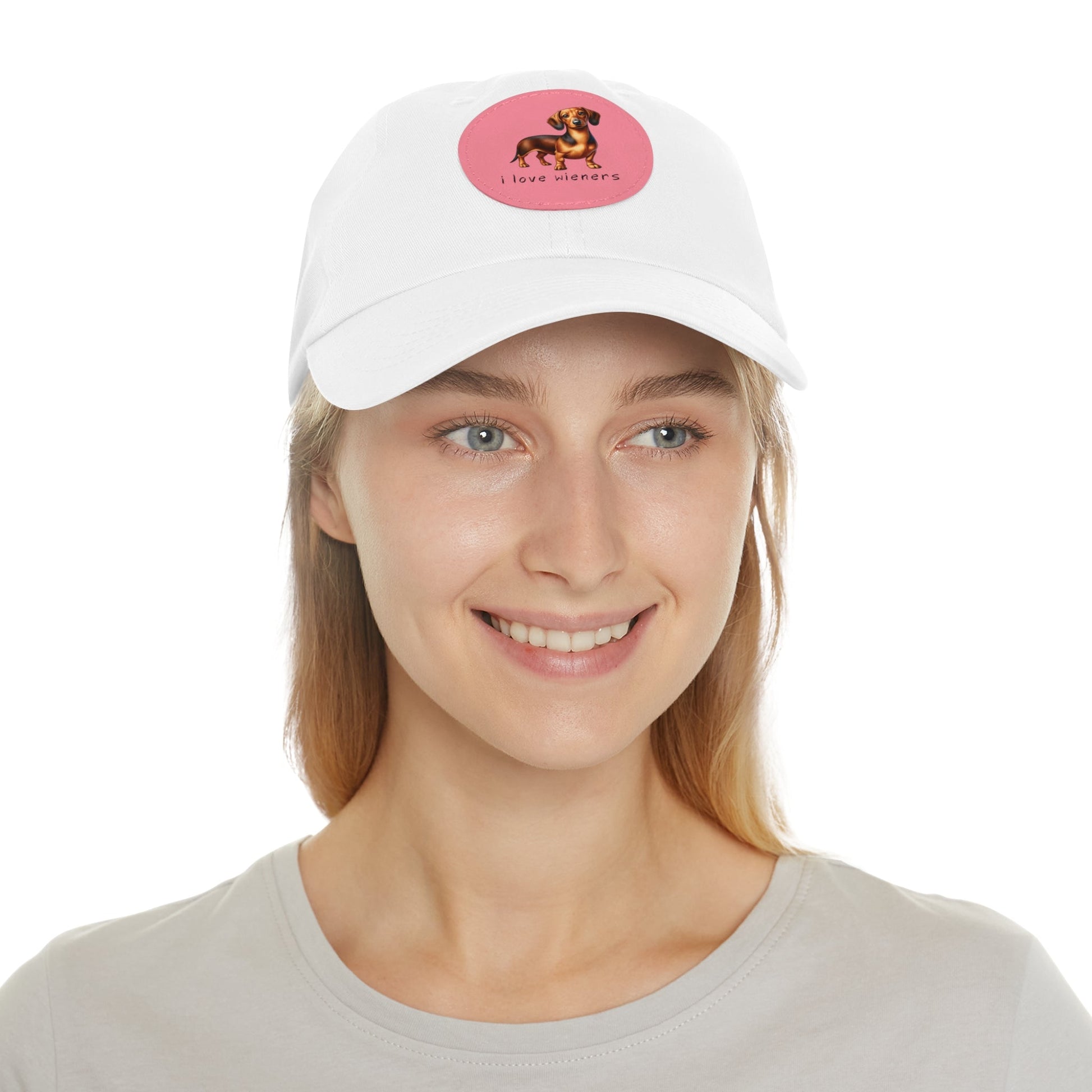 I Love Wieners - Cap with Leather Patch - Real Rad Boutique