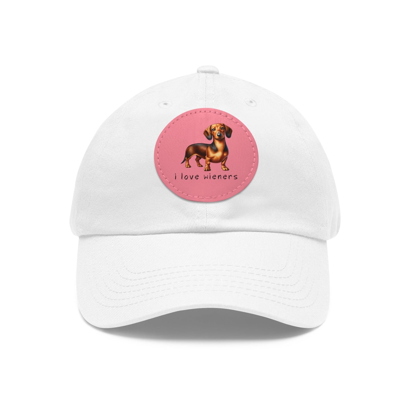 I Love Wieners - Cap with Leather Patch - Real Rad Boutique