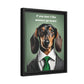 If You Don't Like Wieners Go Home - Matte Canvas, Black Frame - Real Rad Boutique