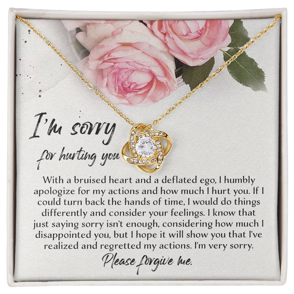 I'm Sorry for Hurting You - Love Knot Necklace - Real Rad Boutique