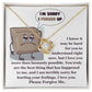 I'm Sorry I Fudged Up - Love Knot Necklace - Real Rad Boutique