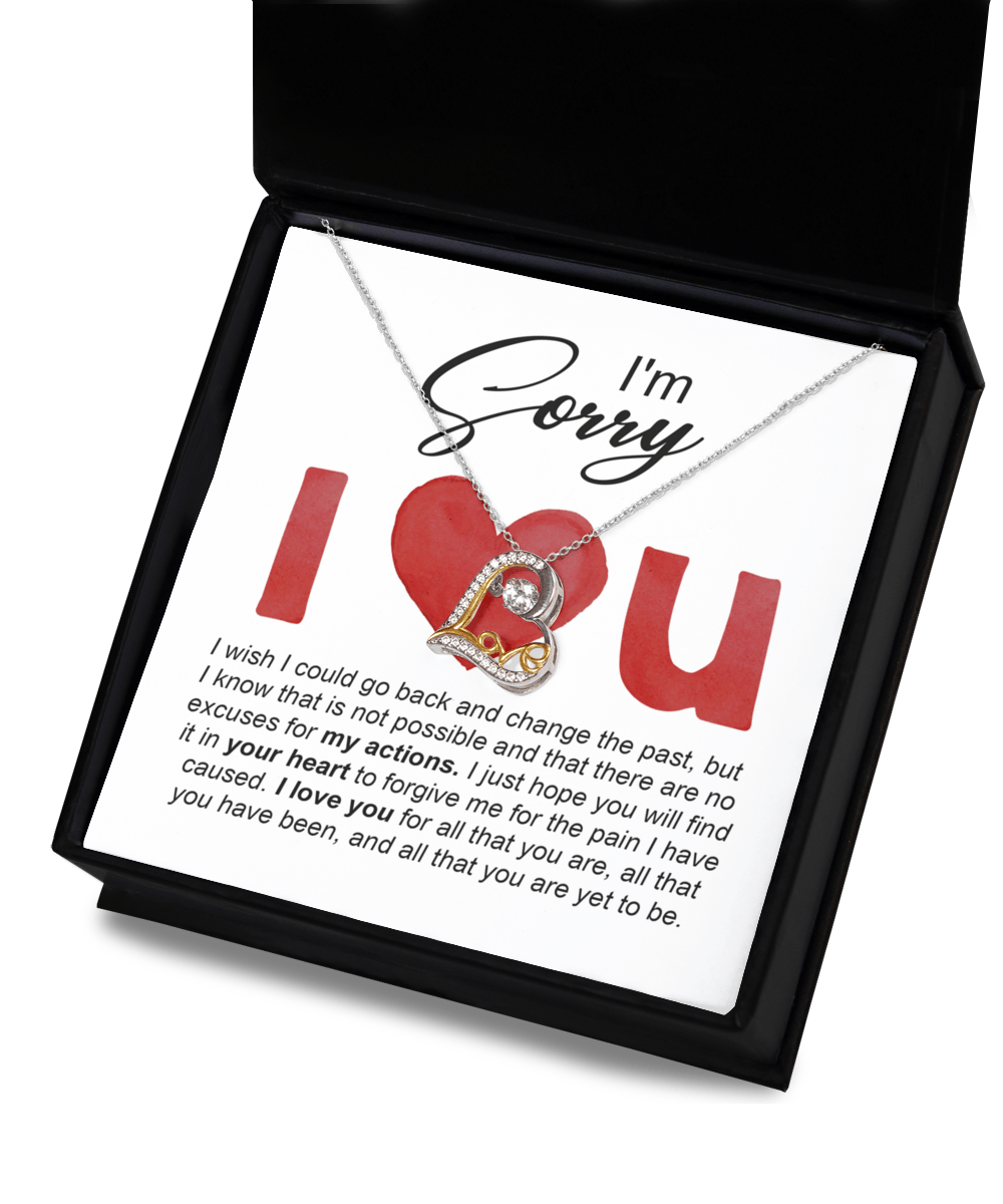 "I'm Sorry, I Love You" Card - Love Dancing Necklace - Real Rad Boutique