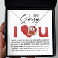 "I'm Sorry, I Love You" Card - Love Dancing Necklace - Real Rad Boutique