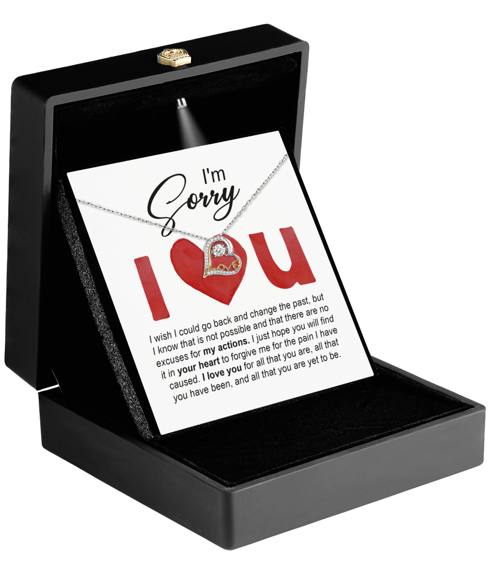 "I'm Sorry, I Love You" Card - Love Dancing Necklace - Real Rad Boutique