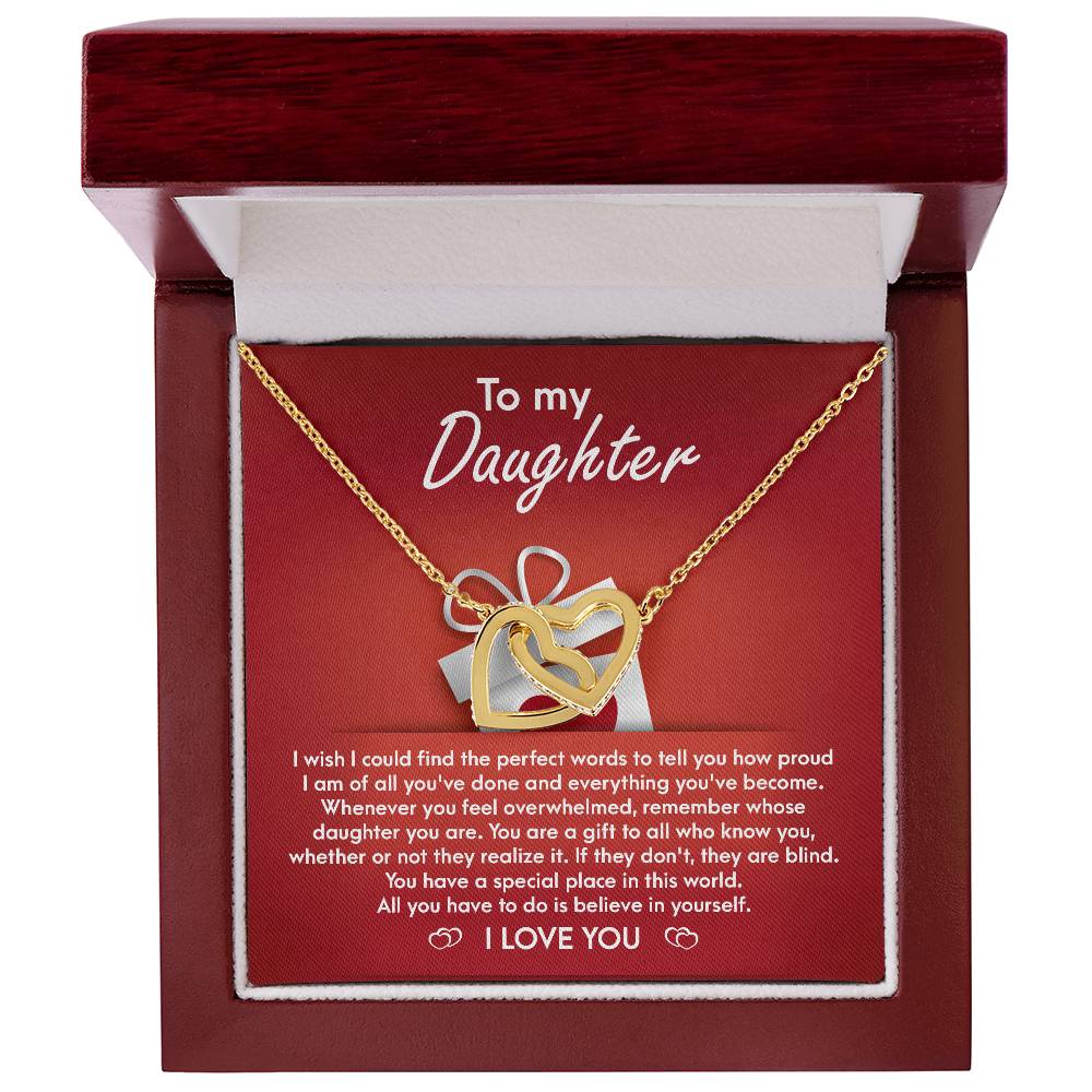 Inspirational Gift - Interlocking Hearts Necklace - Real Rad Boutique