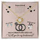 It's My Turn to Pop the Question - Love Knot Necklace - Real Rad Boutique