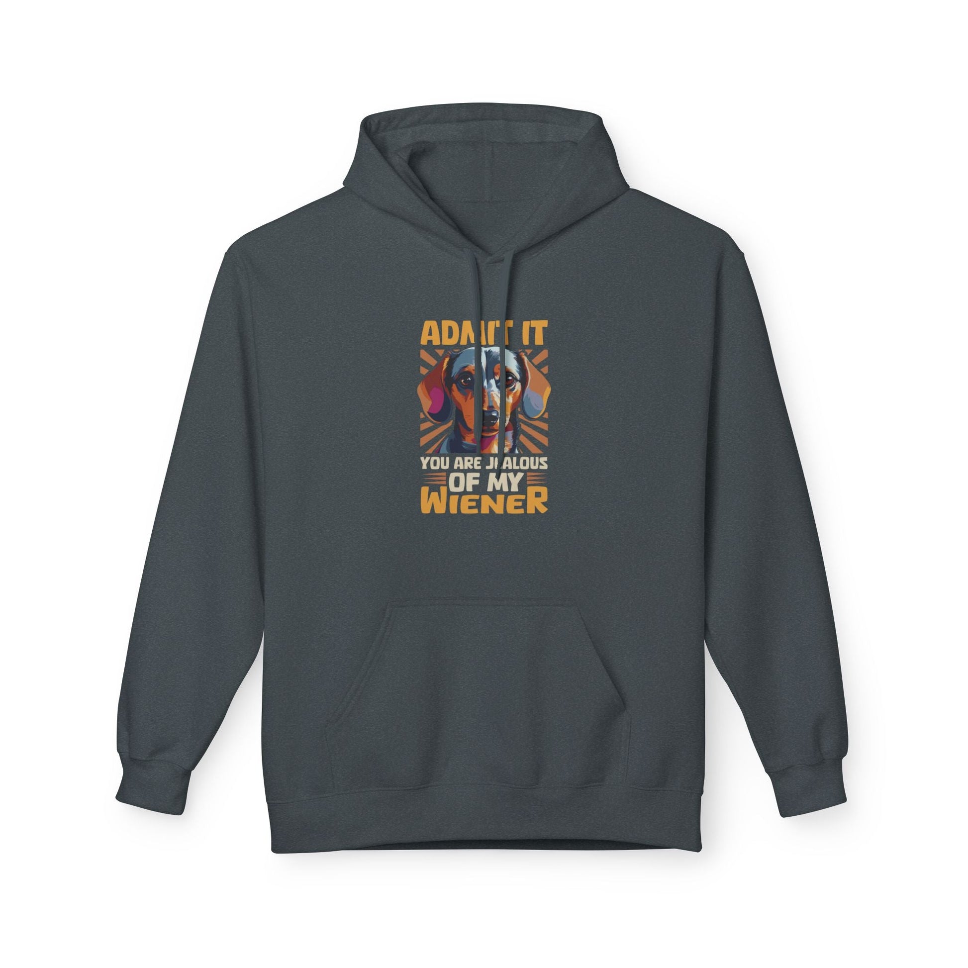 Jealous Of My Wiener? - Softstyle Fleece Hoodie - Real Rad Boutique