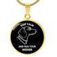 Keep Calm & Hug Your Wiener - Circle Pendant - Real Rad Boutique