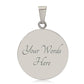 Keep Calm & Hug Your Wiener - Circle Pendant - Real Rad Boutique