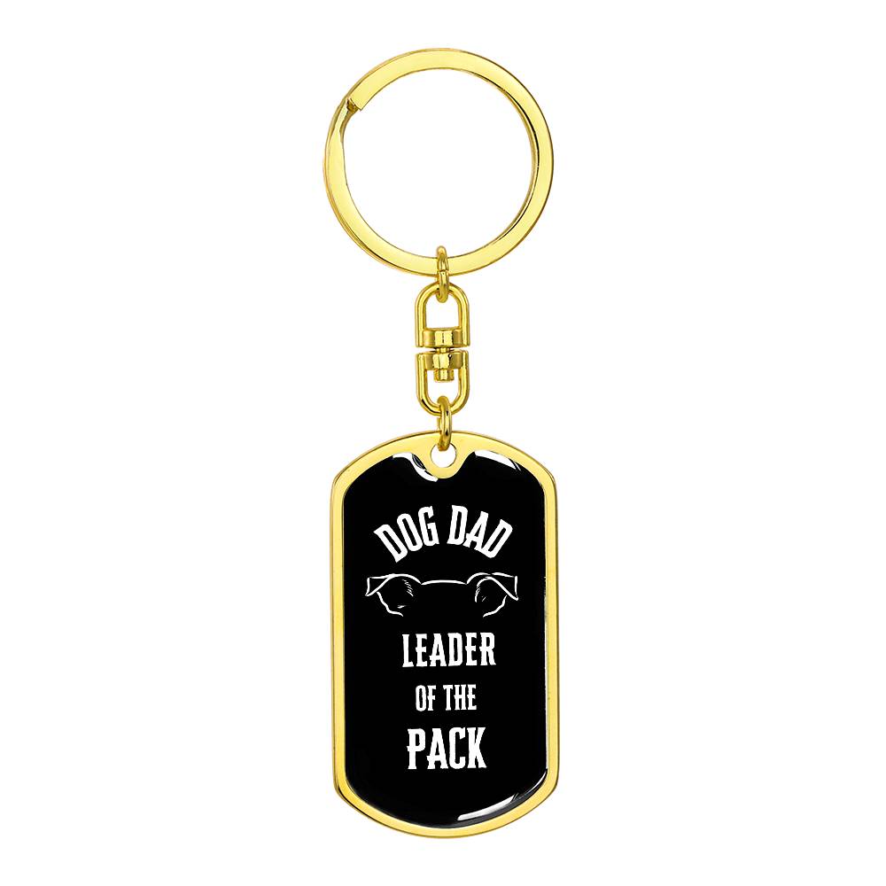 Leader of the Pack - Dog Tag with Swivel Keychain - Real Rad Boutique