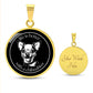 Life Is Great With A Chihuahua - Circle Necklace - Real Rad Boutique