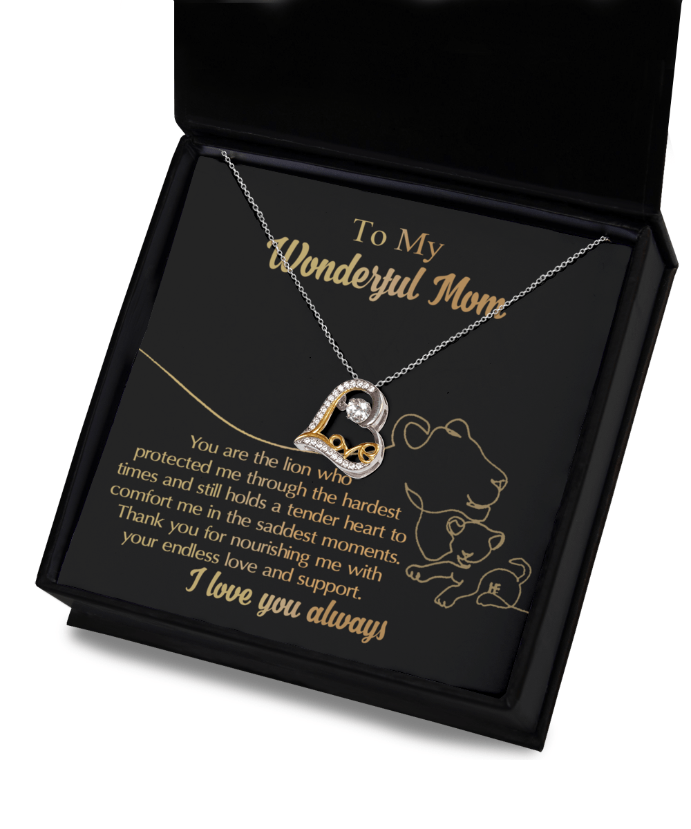 Lionhearted Mom - Love Dancing Necklace - Real Rad Boutique