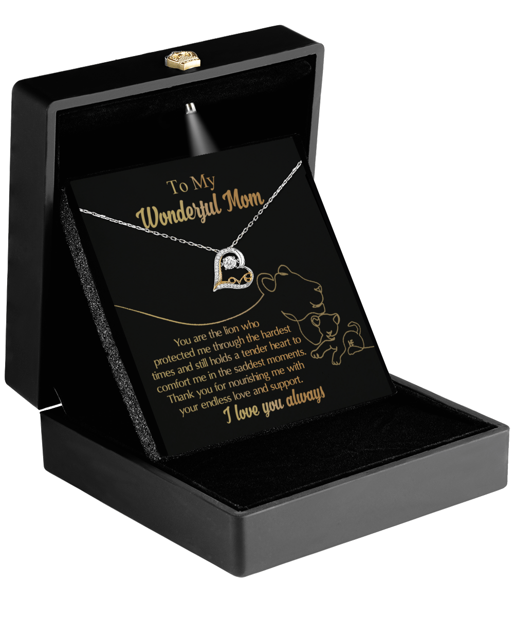 Lionhearted Mom - Love Dancing Necklace - Real Rad Boutique