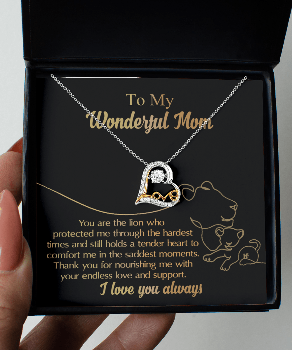 Lionhearted Mom - Love Dancing Necklace - Real Rad Boutique