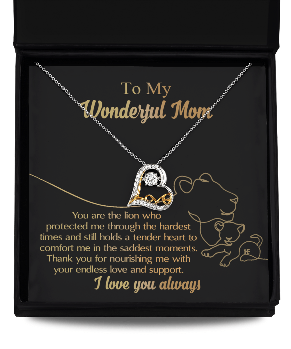 Lionhearted Mom - Love Dancing Necklace - Real Rad Boutique